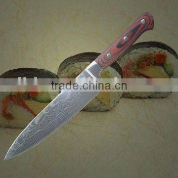 Chinese steel damascus knife