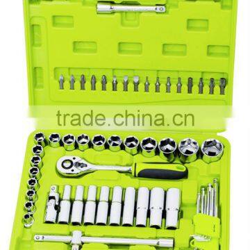 CF598007: 60pcs 1/2" drive socket and ratchet handle set