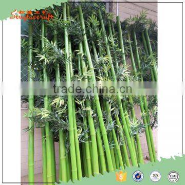 High Quality 6cm Outdoor New Green Chinese Plastic Leave Artificial Bamboo Poles Plants photo-3