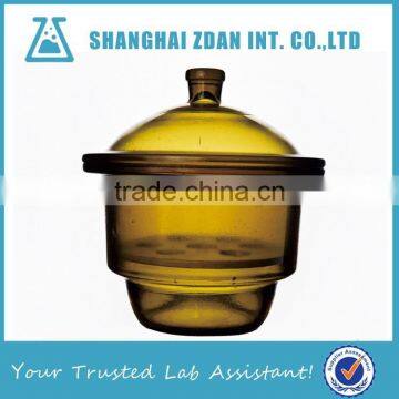 Glass Brown Desiccator With Top Knob,Dryer For Laboratory Glassware