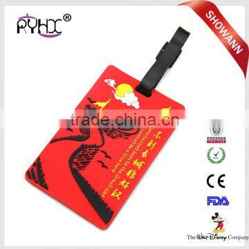 Bulk Luggage Tags Airport PVC Luggage Tag Hot Selling Travel Tags