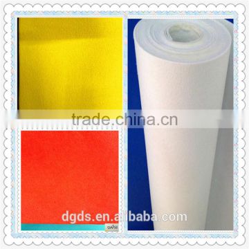 High quality eco-friendly Non woven polyester felt 1mm polyester fabric for garment /gift box China supplier