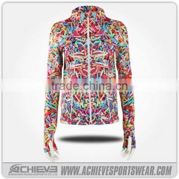 New design full sublimation printing sports tracksuits for women