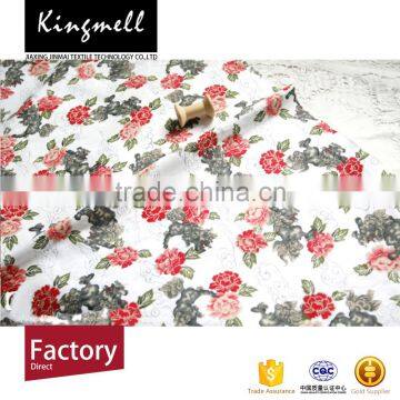 Excellent Digital Printed Custom Design Floral Cotton Fabric photo-3
