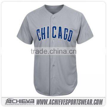 Blank youth team sublimation baseball jerseys