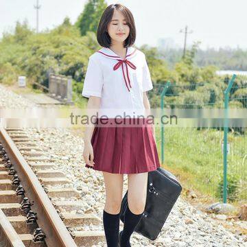 Custom Sailor School Uniform Shirt And Skirt