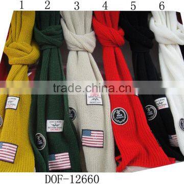 Fashion Winter Knitted Acrylic Fantastic 100%acrylic Designer Scarf photo-6