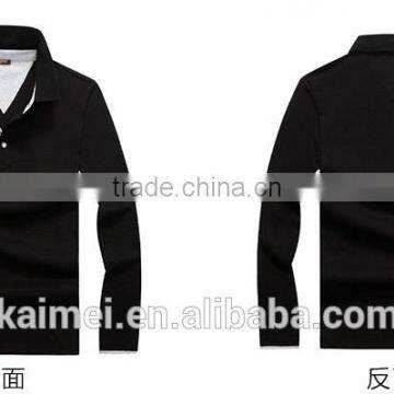 Wholesale High Quality Popular Latest Design Long Sleeve Polo Shirt photo-4