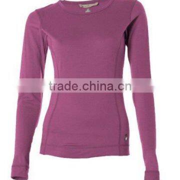 Coffee Charcoal Thermal Underwear Women Long Johns photo-6
