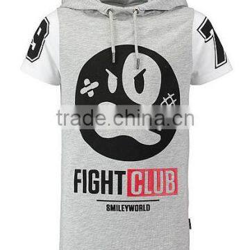 100% Cotton Short Sleeves Pullover Hoodie For Man photo-3