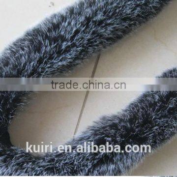 Wholesale Price Rea Fur Trim For Shoes / Rex Rabbit Fur Trimming For Garment photo-3