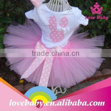 Wholesale Pink Bunny Girls Boutique Easter Tutu Skirt Costumes LBP15011302