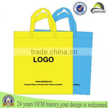 Best selling supermarket reusable personalize cheap customized folded non woven shopping bag