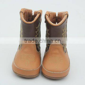 Handmade Soft Sole Skidproof Baby Cheap Cowboy Boots photo-2