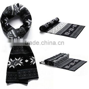 1 pc Hot Sale Good Quality Printed Flowers Acrylic Lmitation Cashmere Men and Women Winter Scaf photo-5