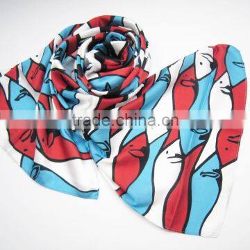 Top Quality Best Design Cheap Price China Made Hot Sale Silk Scarf photo-4