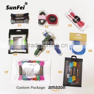 Navy Blue Waxed Cotton Shoelace photo-5