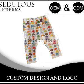 Cute and colorful Baby leggings pants with custom design and label