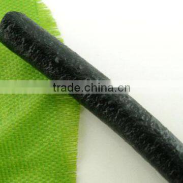 High Quality Black Round Real Leather Jewelry Cord 5mm photo-3