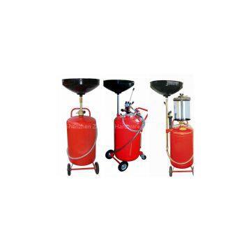 80L Wheel Mounted Pneumatic Waste Oil Drainer and Suction With Transparent Chamber