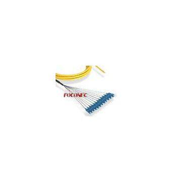 Multi Fiber Optic Patch Cord / Pigtail, SC Singlemode 12 Fiber Trunk Patch Cord / Pigtail
