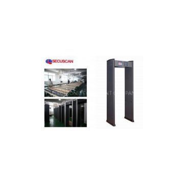 High sensitivity Door frame metal detector gate for Military installations Security