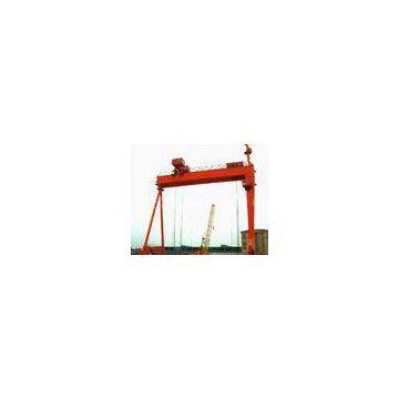 Portable Shipbuilding Gantry Crane With Double - Trolley / Large Span 380V - 420V