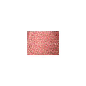 Fluffy Woven Flower Printed Knit Fabric For Bed Sheet ,  Sportswear