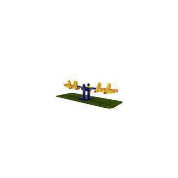 Aluminum Pipe Metal Seesaw For Kids ISO9001 Certificate Shockproof