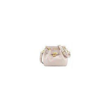 Unique Handcraft Fashion Nappa Leather Shoulder Handbags Nude - colored