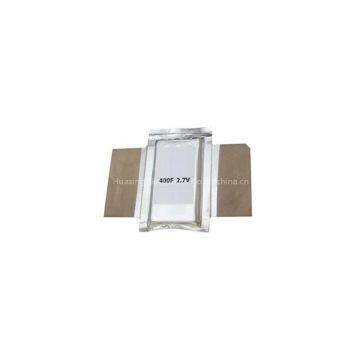 2.7V 400F Pouch-type EDLC Super Capacitor,Low ESR Super Capacitor