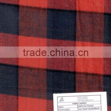 Hot Selling Plain Woven Fabric Cotton Flannel Fabric