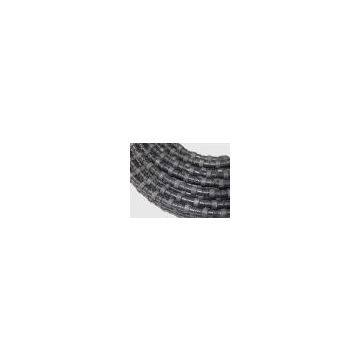 Diamond wire saw for cutting reinforced concrete cutting
