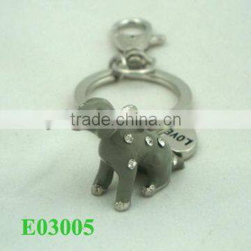 2013 grey epoxy dog key chain with love charm