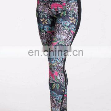 Full Sublimation Womens Elastic Fitness Running Sport High Waist Sex Lycra Yoga Leggings Polyester High Quality Yoga Pants photo-6