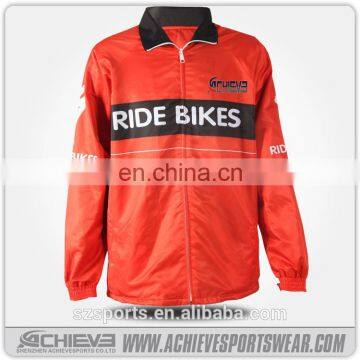 cheap polyester rain jacket/custom team baseball jacket fabric