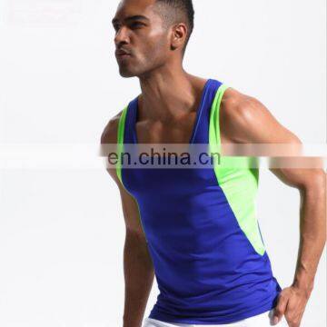 Hot Sale Athletic Men Running Tops Running Singlet Tank Tops photo-2