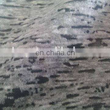 Winfar Knitting Textile Plain Dyed Polyester Cotton Blend Burnout Fabric photo-2