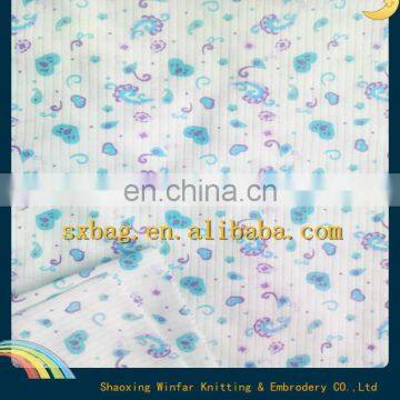 Shaoxing Textile T/C Drop Needle Printed Knitting Polyester Cotton Interlock Fabric photo-2