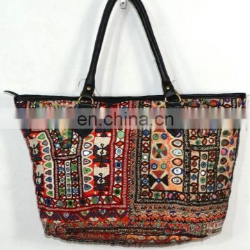 Banjara Bag Vintage Boho Gypsy Tote Banjara Bag Women's Banjara Leather Strap Handbag