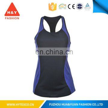 2016 hot sexy womens deep cut gym tank top