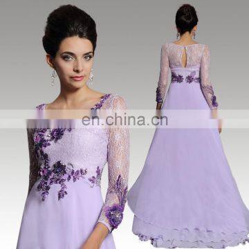 Amazing design o-neck short front long back wedding dresses 2015 new arrival