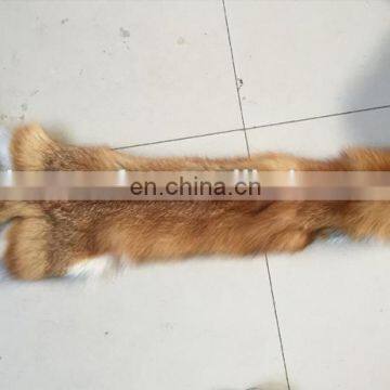 100% Real Tanned Red Fox Fur Skin/ Red Fox Fur Pelt For Garment photo-2