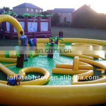 Inflatable crazy golf inflatable obstacle course