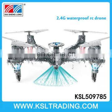 2.4G waterproof children rc drone quadcopter toys with light