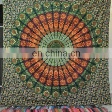 Indian Decor Mandala Tapestry Wall Hanging Hippie Throw Bohemian ethnic Bedspread Queen Size Wall Hanging picnic Decor Wholesale