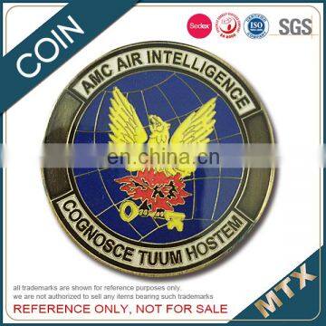 Iron Stamped Soft Enamel Souvenir Coin With Epoxy Supplier photo-4