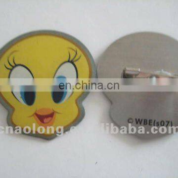 Customized Die Cut Zinc Alloy Label Pin Badges,metal Magnetic Button Badges With Own Logo photo-2