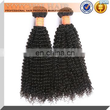 Hight quality products Grade 6A Full Cuticle Hair Weft,Wholesale kinky curly virgin hair, Natural Color Russian Hair Extensions