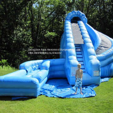 Inflatable Slip and Slide Inflatable Water Slide Axs-07 photo-4